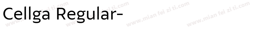 Cellga Regular字体转换